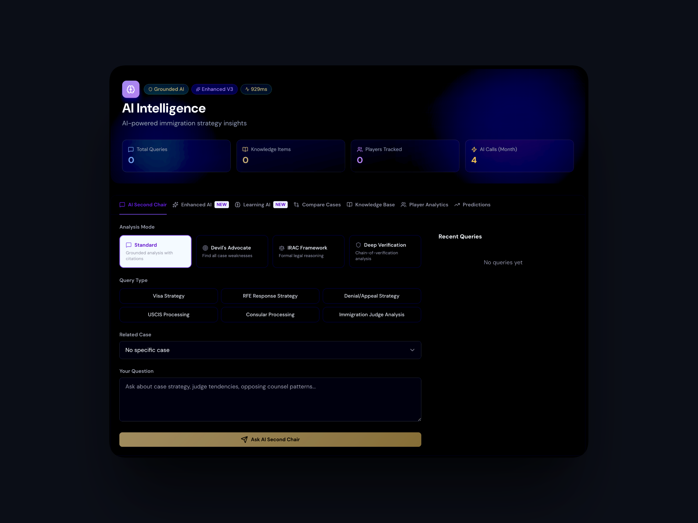Prolexis AI case insights view